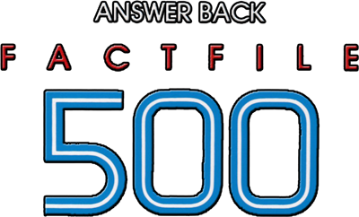Answer Back Factfile 500: English Words back cover for Amstrad CPC